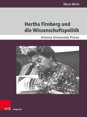 cover image of Hertha Firnberg und die Wissenschaftspolitik